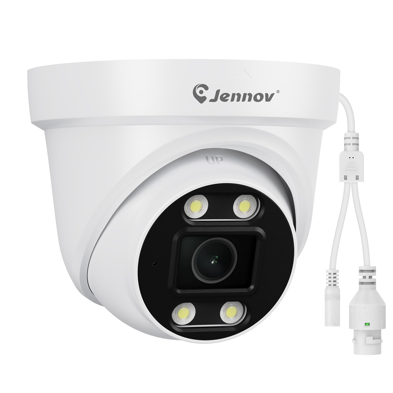 Amazon.co.jp: 【4K顔検知・130°視野角】JENNOV 防犯カメラ POE 屋外