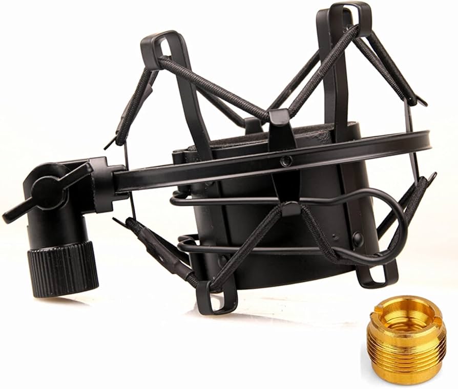 Amazon | Miwayerユニバーサルマイクショックマウント、1.8-2.1 