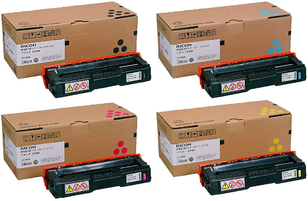 Amazon.co.jp: リコー IPSiO_SPトナーC310H 4色セット 純正品
