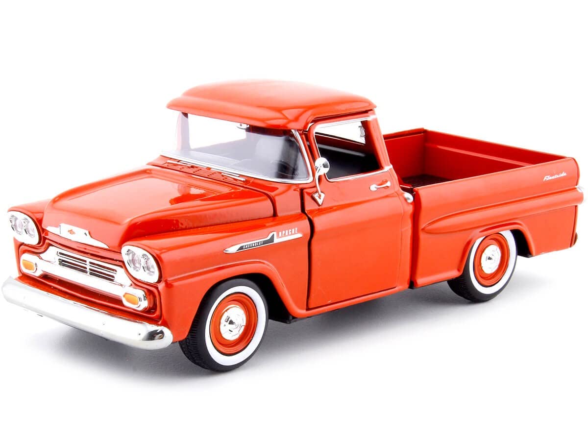 Amazon.com: 1958 Chevrolet Apache Fleetside Pickup Orange 1/24 by