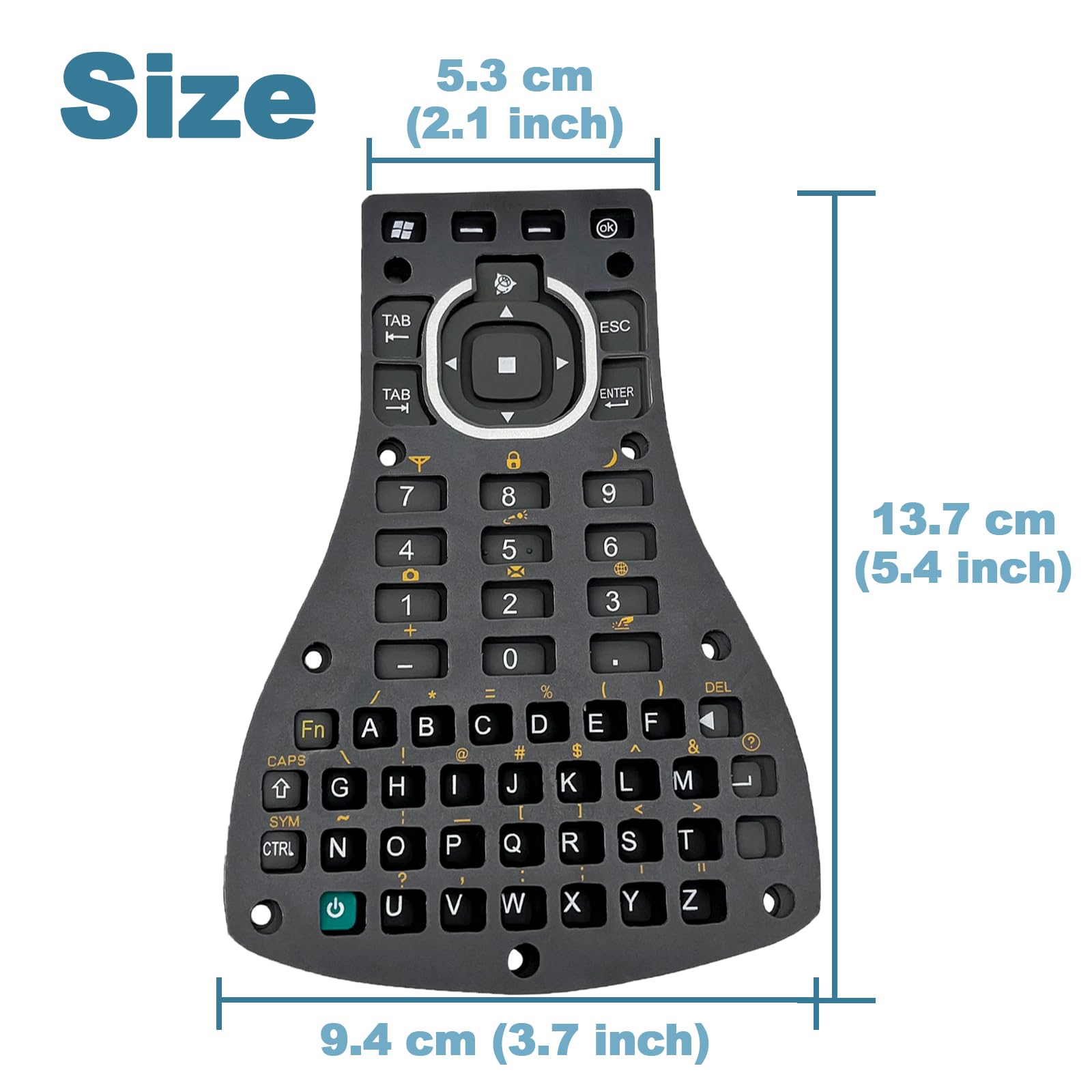 Amazon.com: JIEYUEXIN ABCD Rubber Keypad Compatible with Trimble