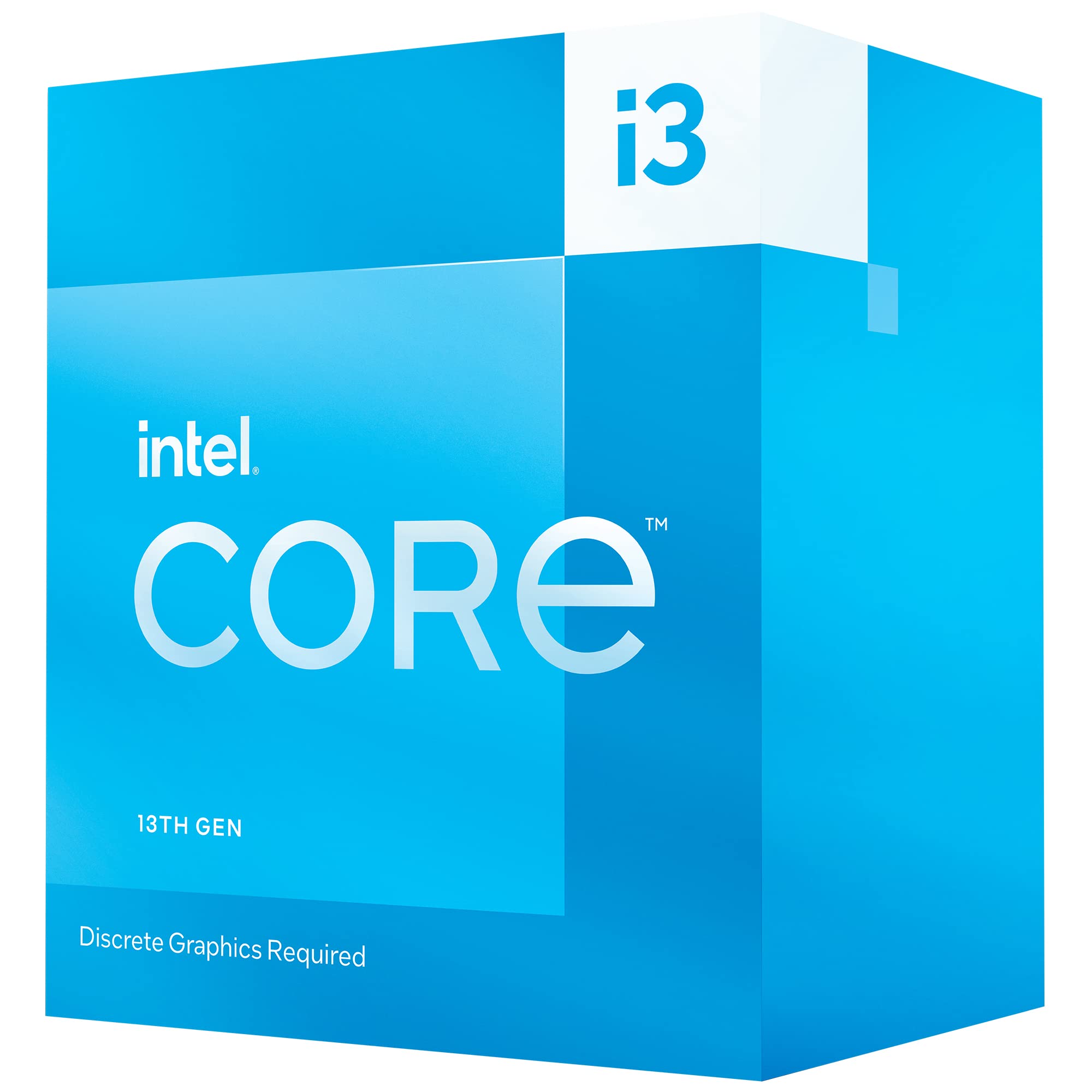Intel Core i3-13100F Desktop Processor 4 cores (4 P-cores + 0 E