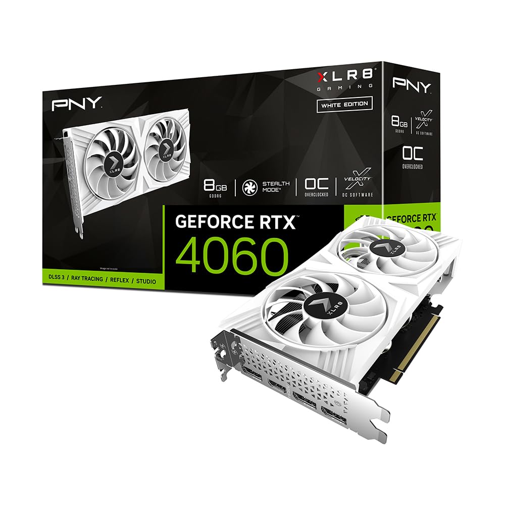Amazon | PNY GeForce RTX 4060 8GB XLR8 Gaming VETRO OC DUAL FAN