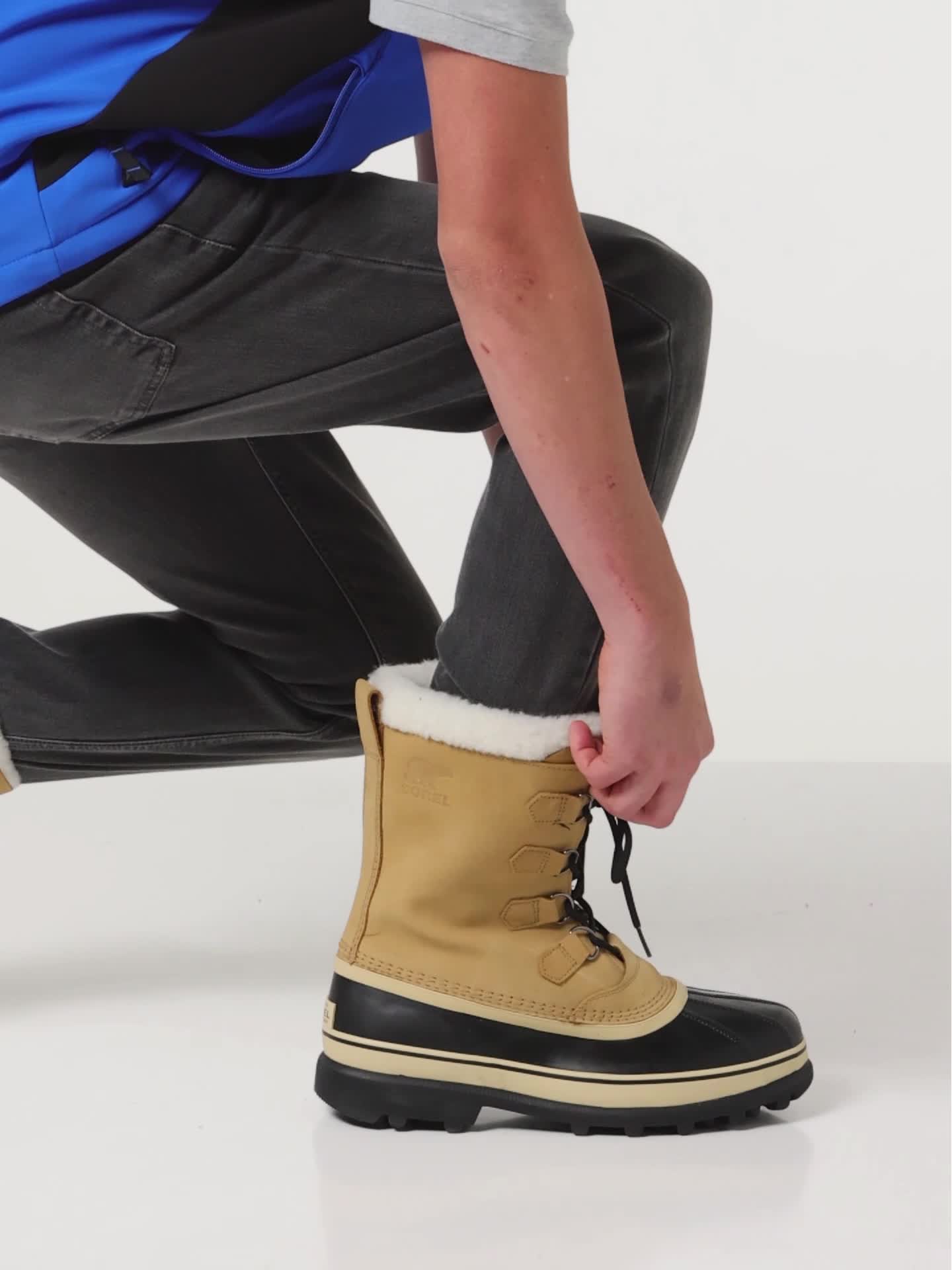 Amazon.com | SOREL Men's Caribou Buff Boot 7.5 D - Medium | Snow Boots