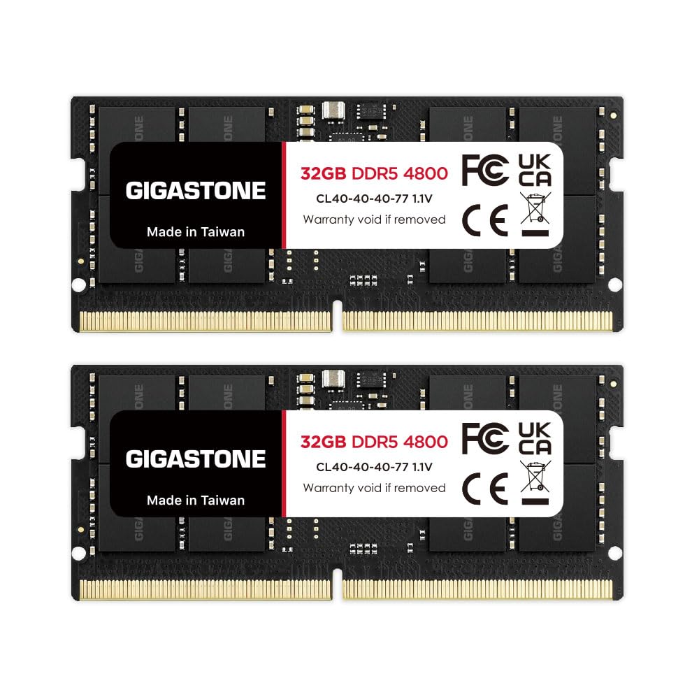 Amazon.co.jp: 【高性能 メモリ DDR5】GIGASTONE 32GBx2枚 (64GB Kit