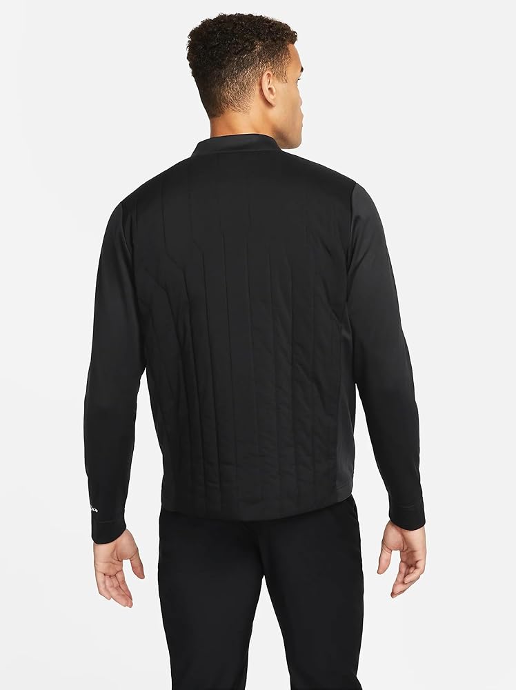 Nike Therma-FIT Repel Men's Full-Zip Golf Jacket, BLACK, MEDIUM at