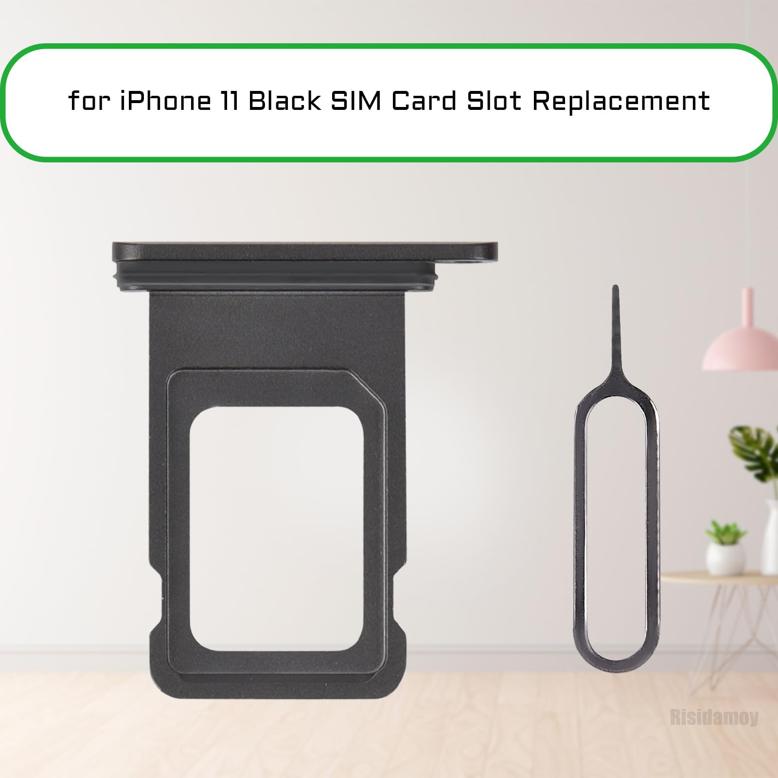 Amazon.com: Risidamoy for iPhone 11 Black SIM Card Slot