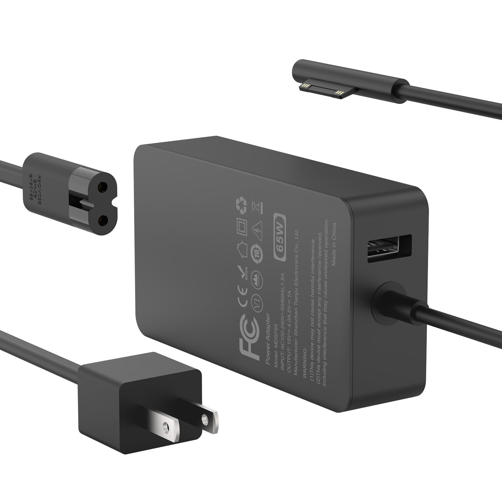 Amazon.com: 65W Charger Compatible with Microsoft Surface Pro 11