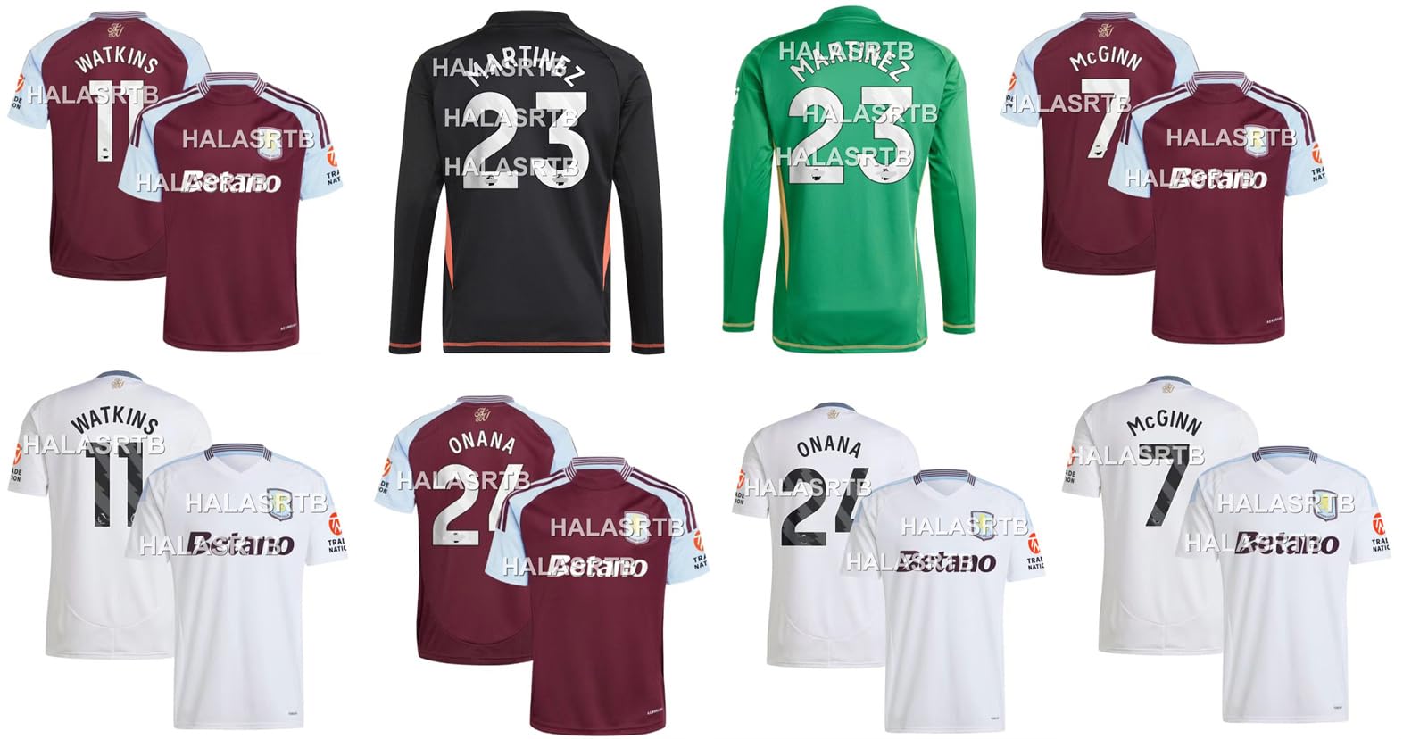 Amazon | HALASRTB 2024-2025年 アストン・ヴィラFC サッカー