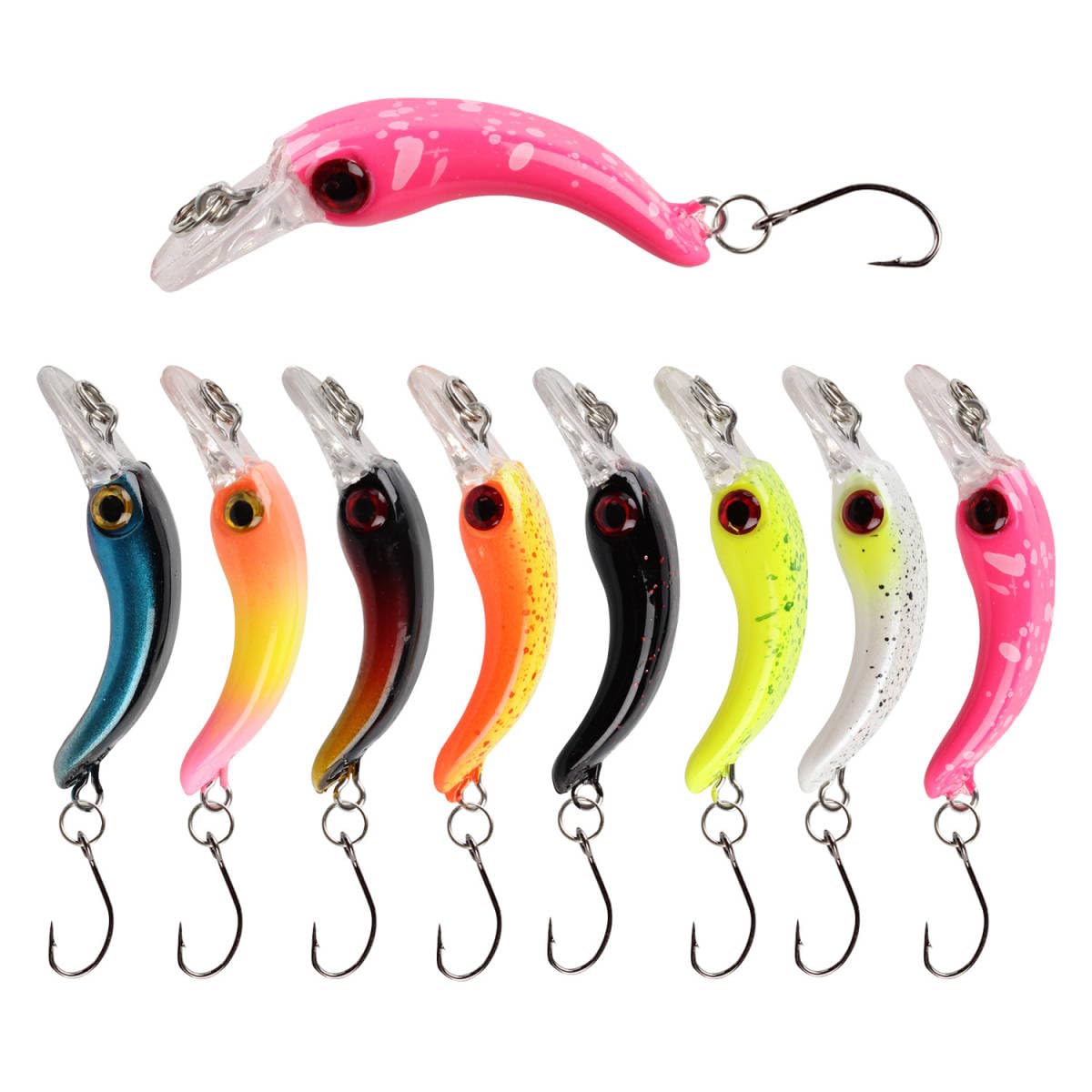 Amazon.co.jp: 4本セット ニョロ系 エリアトラウト 管釣り用 マイクロ