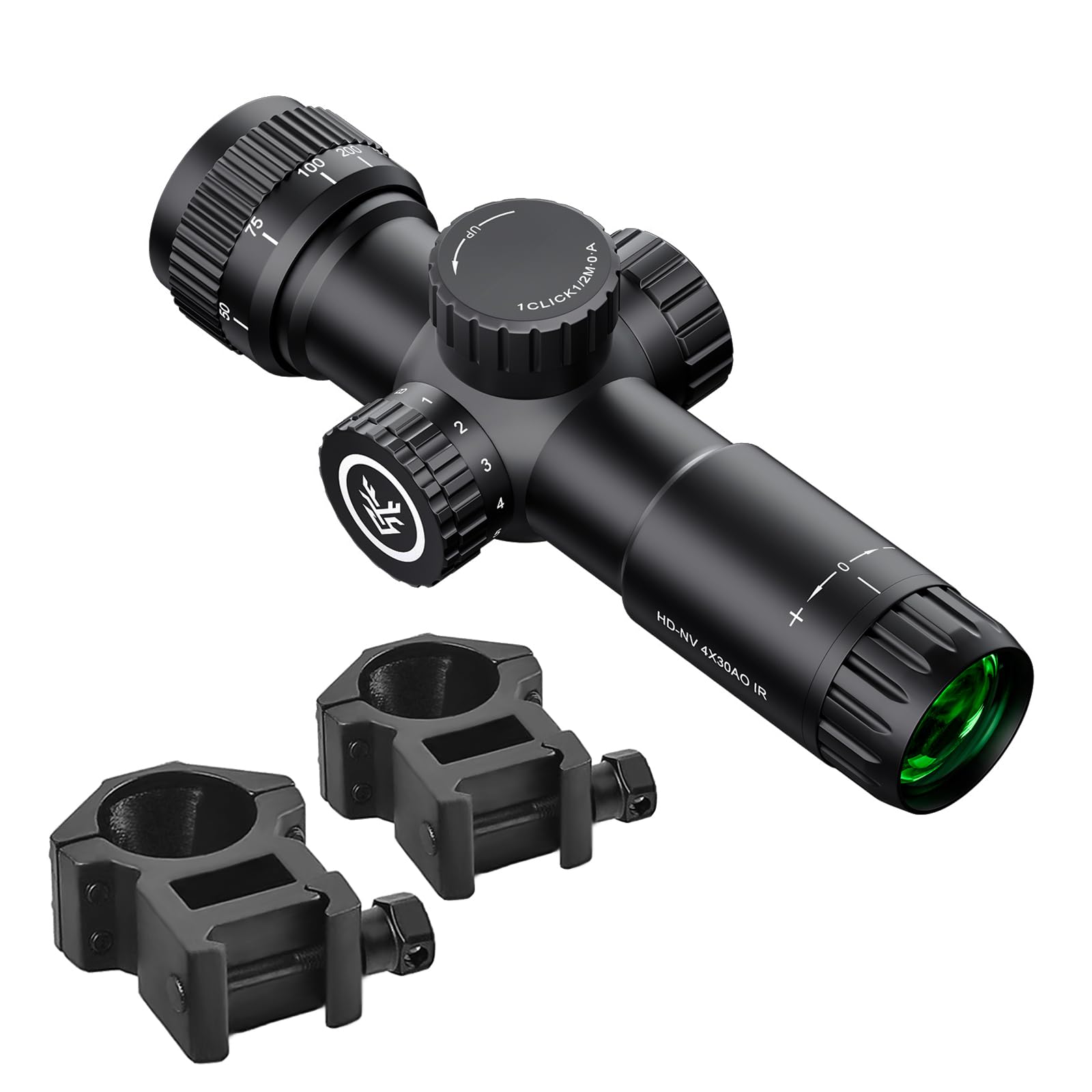 Amazon | SWAMP DEER OPTICS 4x30AOIRライフルスコープ 4倍固倍定倍率