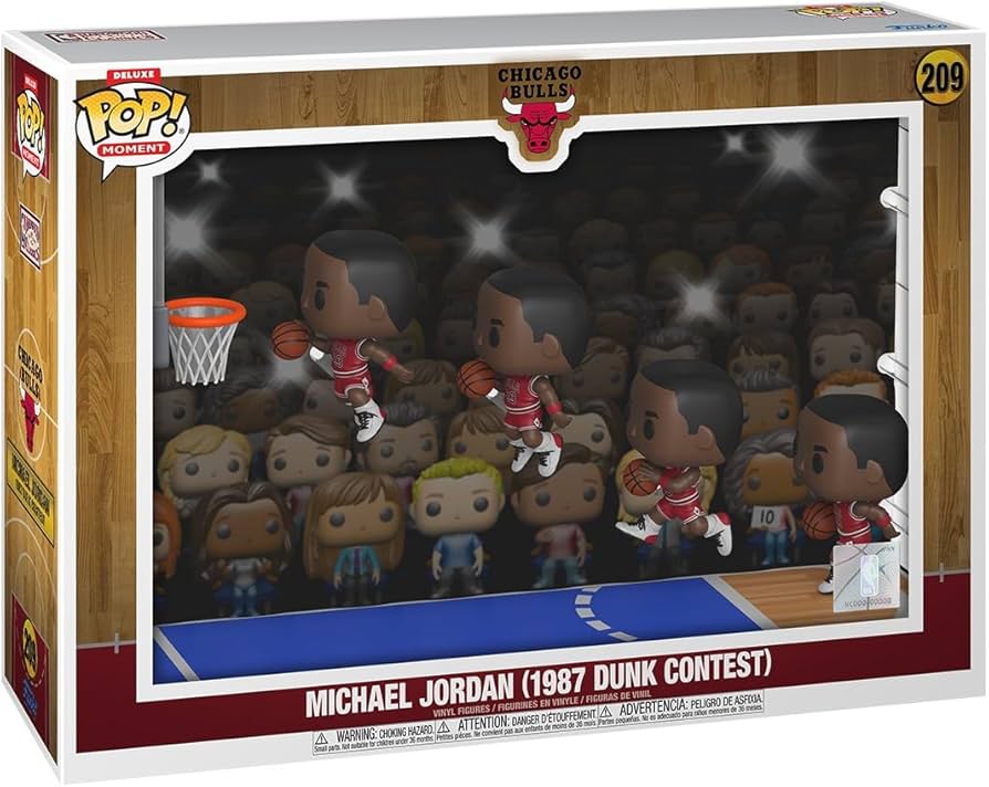 Amazon.com: Funko Pop! Moments Deluxe: Chicago Bulls - Michael