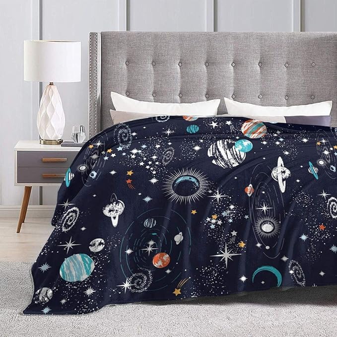 Amazon.com: SARA NELL Space Blanket for Kids, Space Adventure