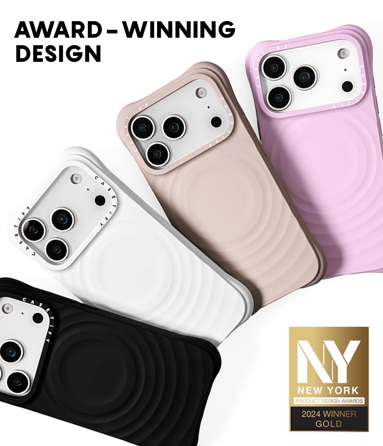 Amazon.co.jp: CASETiFY ウェーブ シリコン iPhone 17 Pro Max ケース