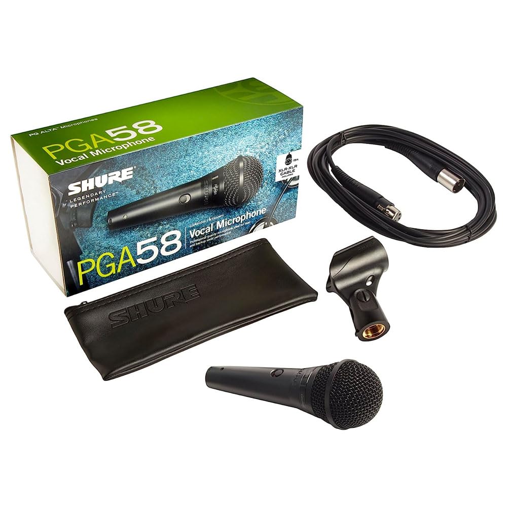 Amazon.com: Shure PGA58 Dynamic Microphone - Handheld Mic for