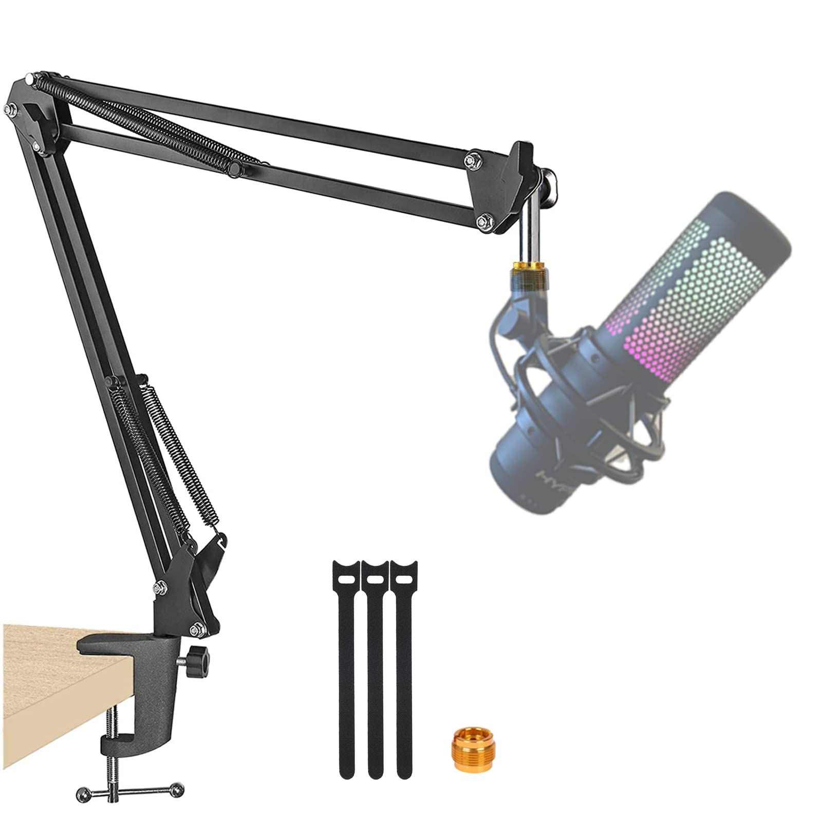Amazon | Quadcast Sブームアームマイクスタンド,HyperX QuadCast