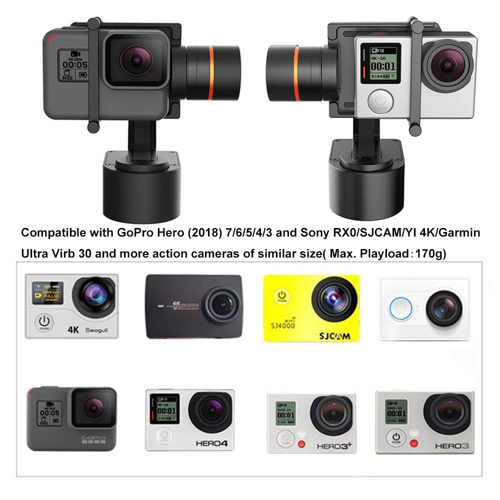 Amazon | ホーエン(Hohem) 3軸 アクションカメラ用 スタビライザー