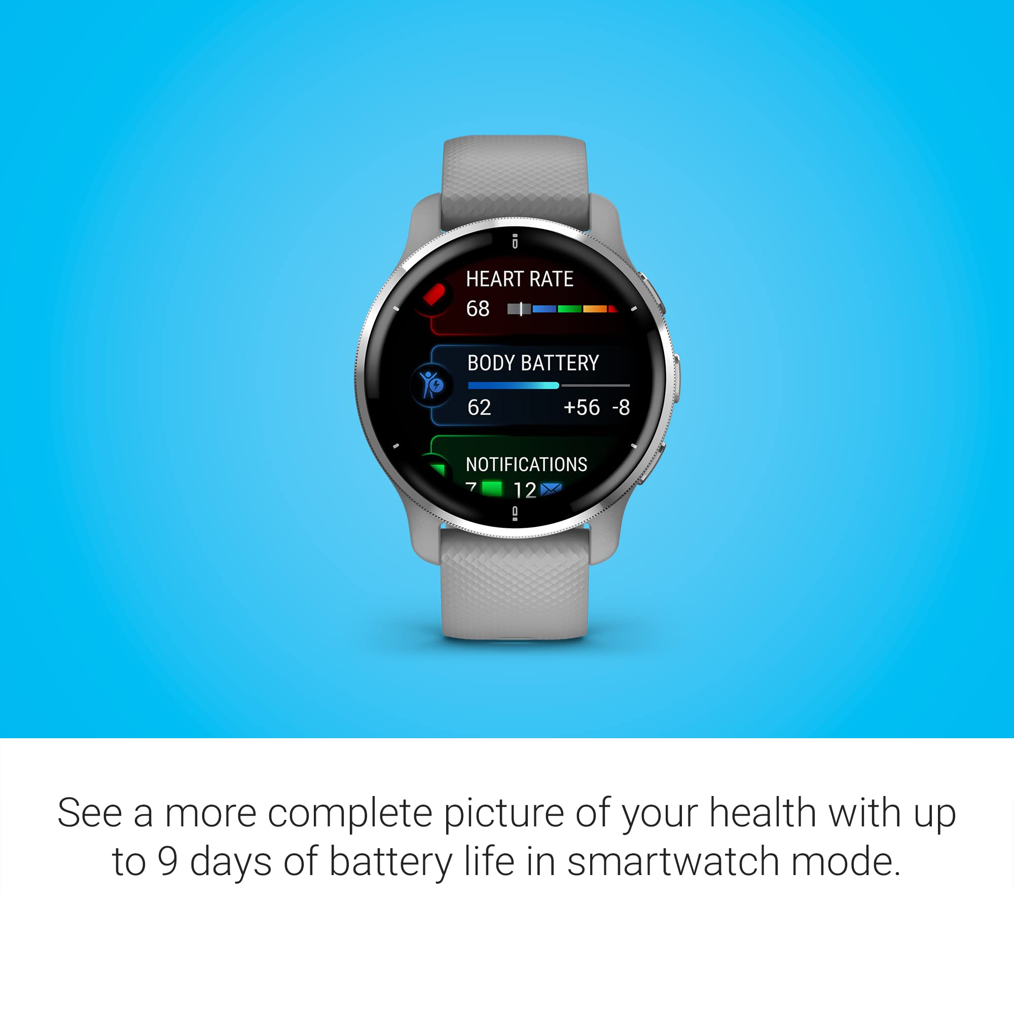 Amazon.com: Garmin Venu 2 Plus, GPS Smartwatch with Call and Text