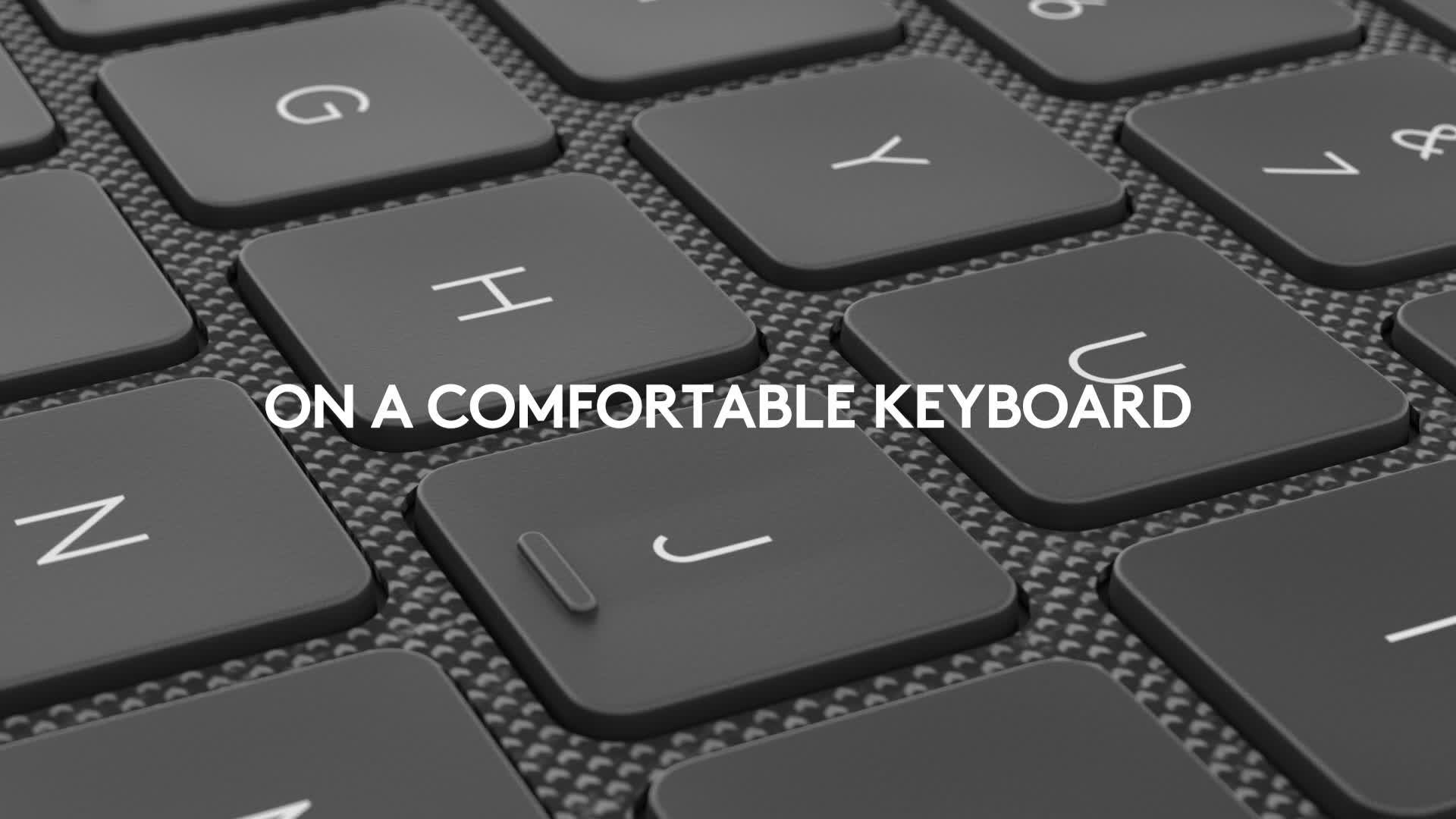 Logitech Combo Touch iPad Air (4th, 5th gen - 2020, 2022) Keyboard