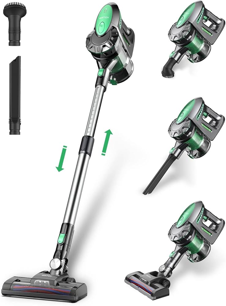 Amazon | 掃除機 コードレス, Vactidy V8 22000Pa 強力吸引 伸縮型