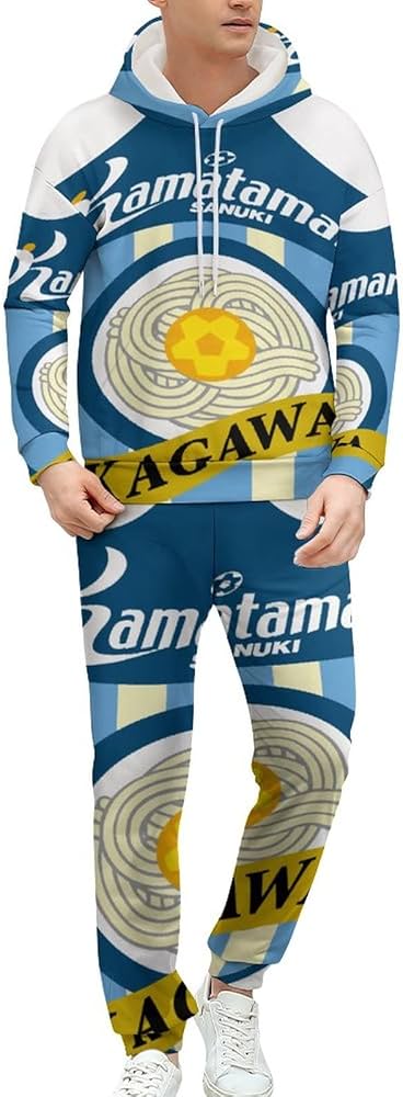 Amazon.co.jp: カマタマーレ讃岐 パーカー メンズ 上下セット 長袖