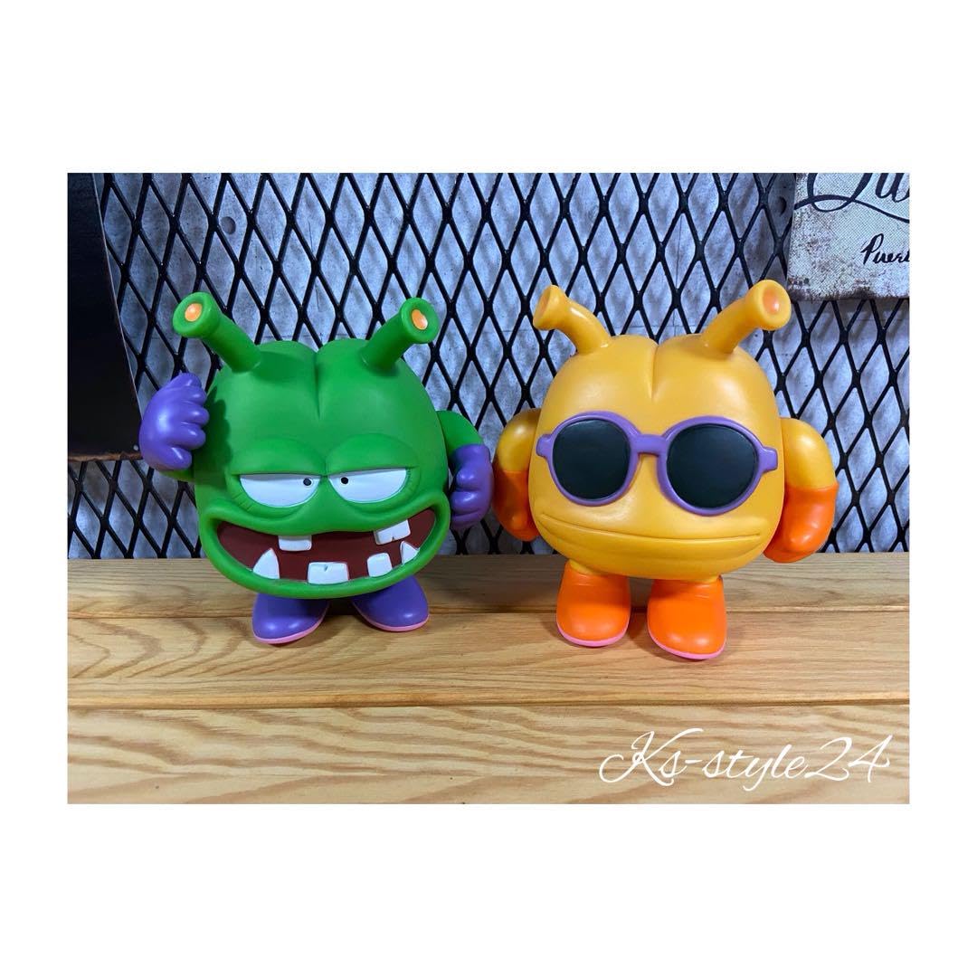 Amazon.co.jp: ニコチャン大王 家来 Drスランプアラレちゃん ソフビ2体