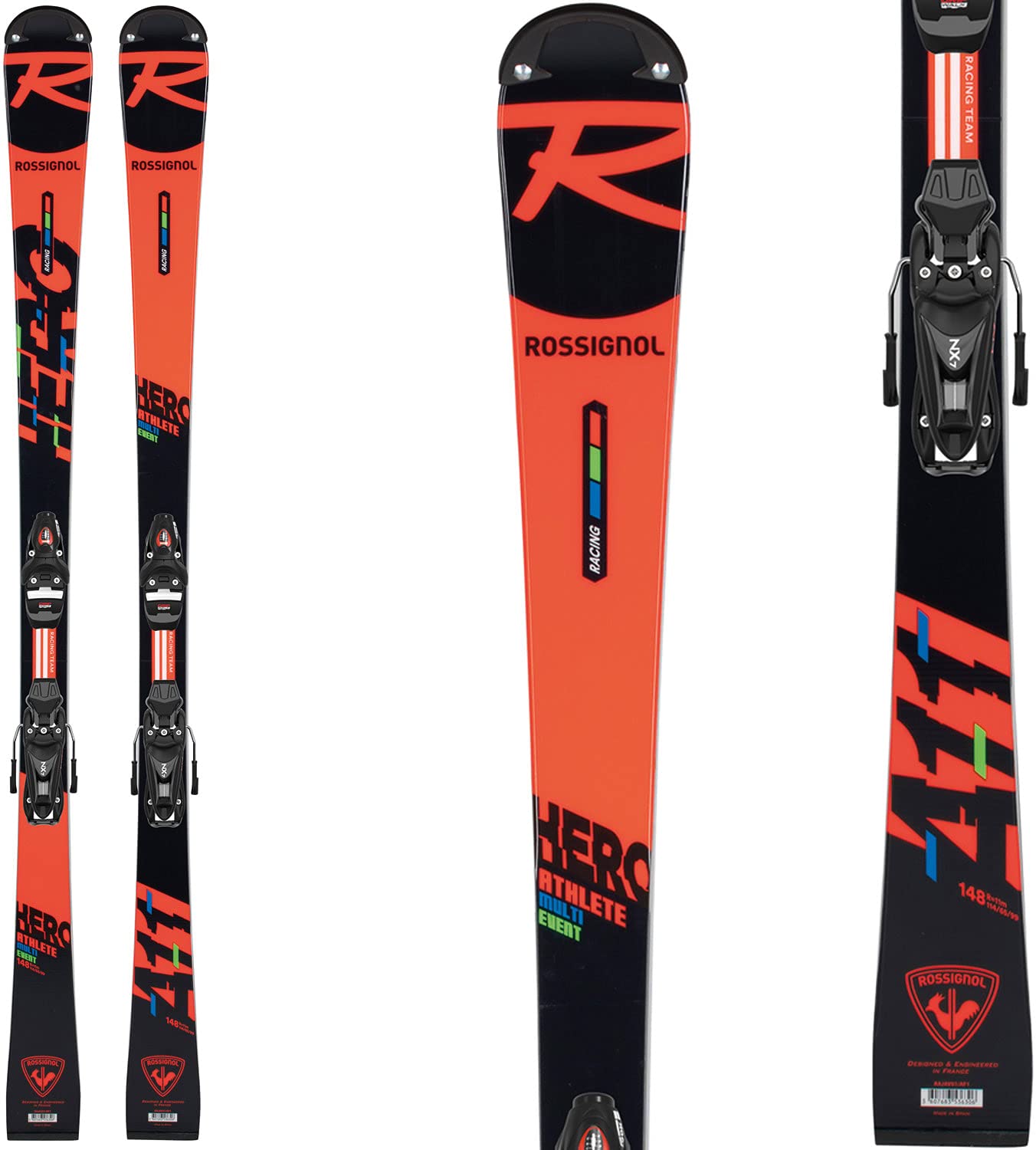 Amazon.com : Rossignol Hero Athlete Multievent Kids Skis 141cm