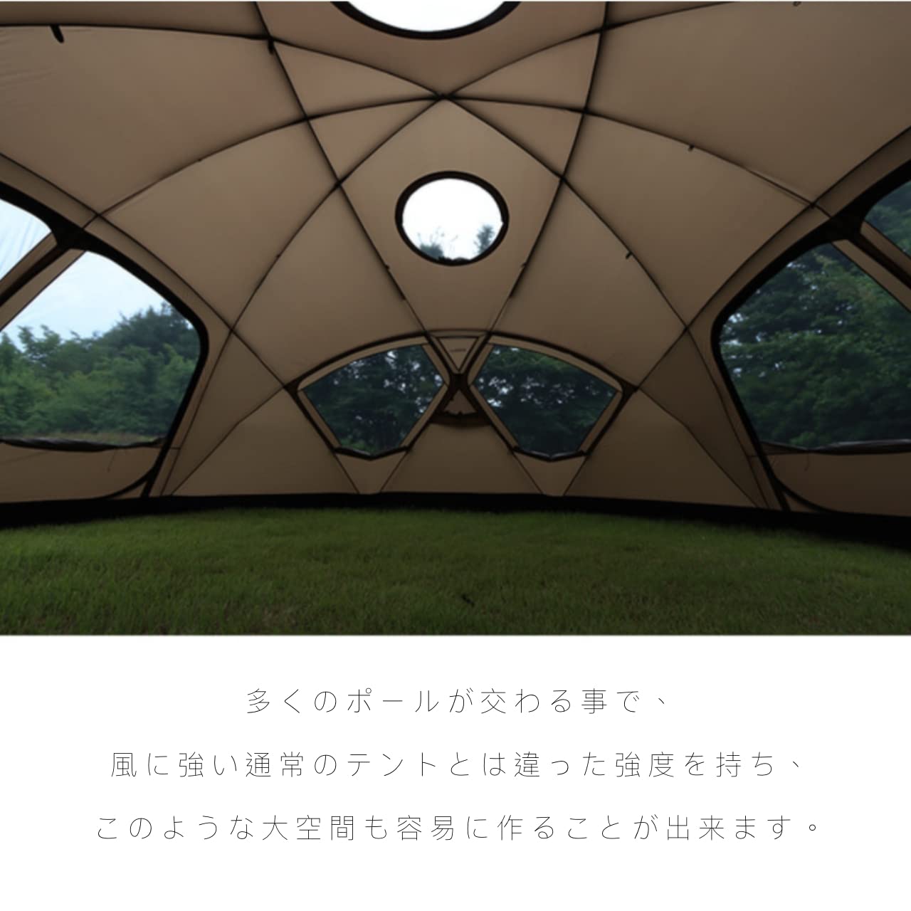 Amazon.co.jp: wiwo ヤクドーム550 YAKDOME550 本体 ドームテント 韓国