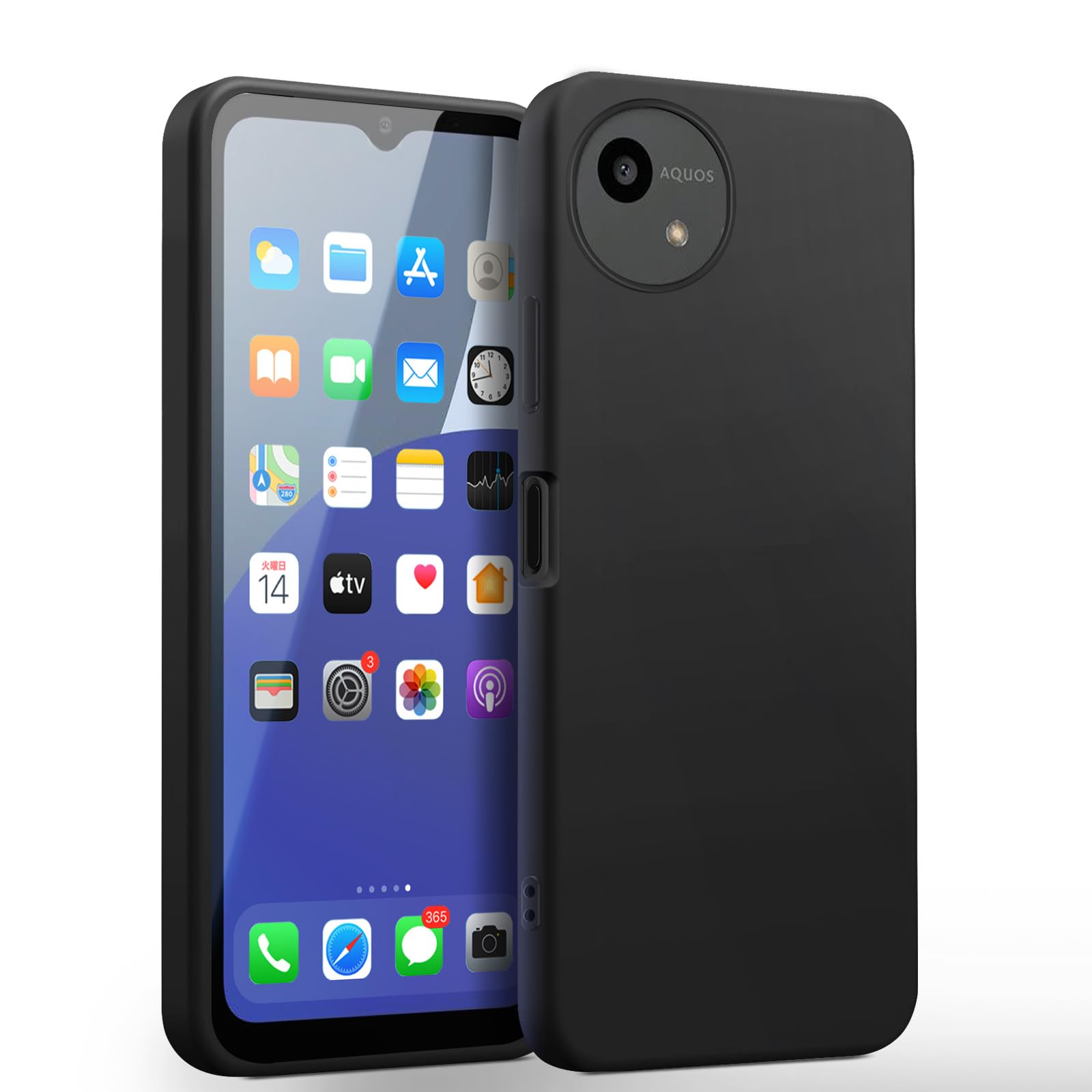 Amazon.co.jp: aiitiluo For AQUOS wish4 用 ケース SH-52E