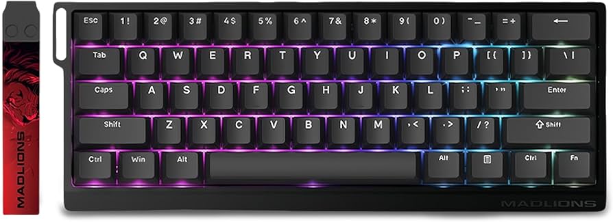Amazon.com: FKZ MADLIONS MAD 60 HE Magnetic Switch RGB Gaming
