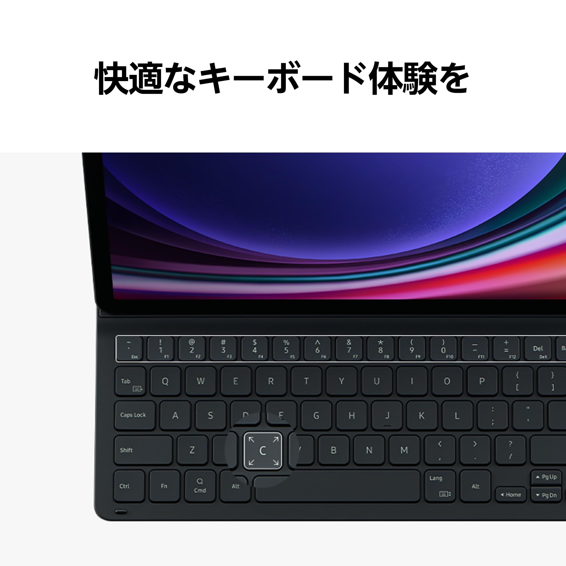 Amazon.co.jp: Galaxy Tab S9/S9FE Book Cover Keyboard Slim