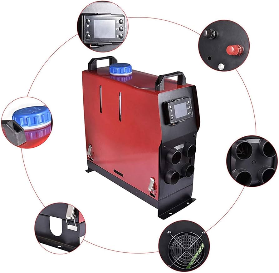 Amazon | FFヒーター 軽油ヒーター 12V/24V 5KW ディーゼル 0.1-0.48L