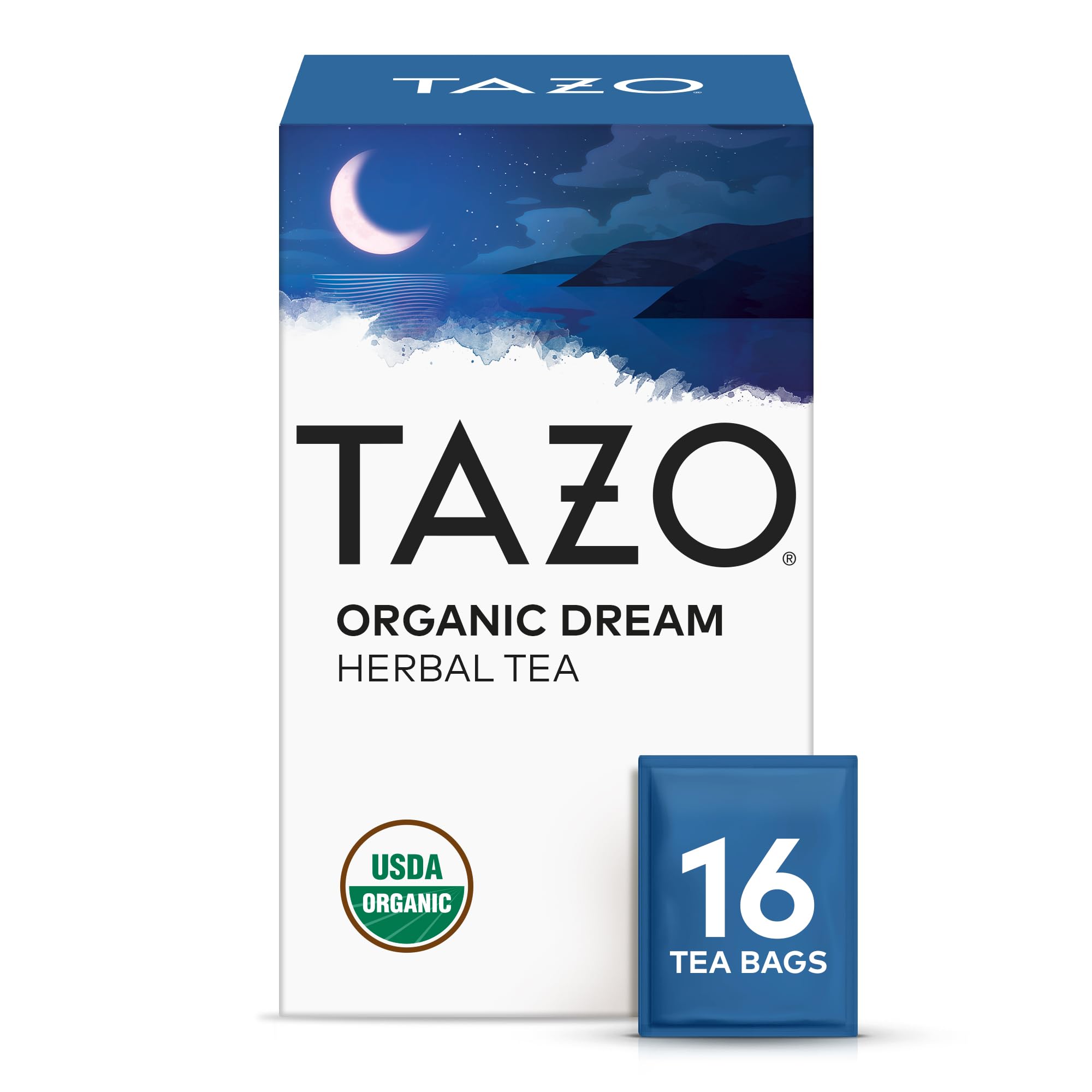 Amazon.com : TAZO Organic DREAM Herbal Tea Bags, Caffeine-Free