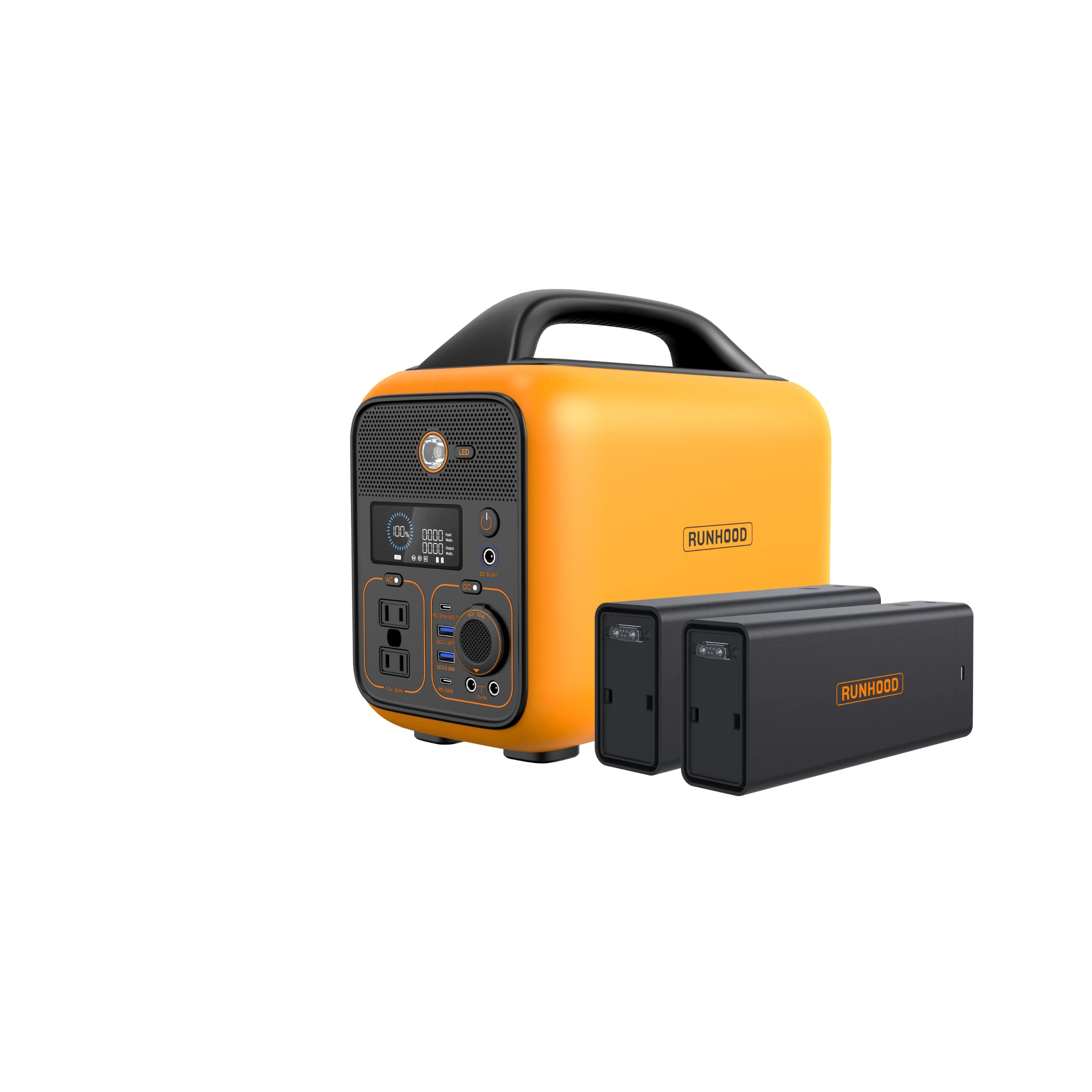 Amazon.co.jp: RUNHOOD バッテリー交換式 ポータブル電源 RALLYE600