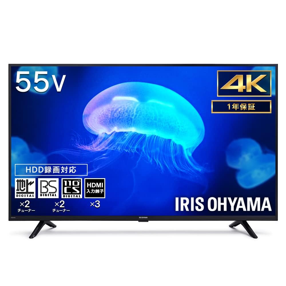 55型液晶テレビ 4K アイリスオオヤマ 55UB10PC