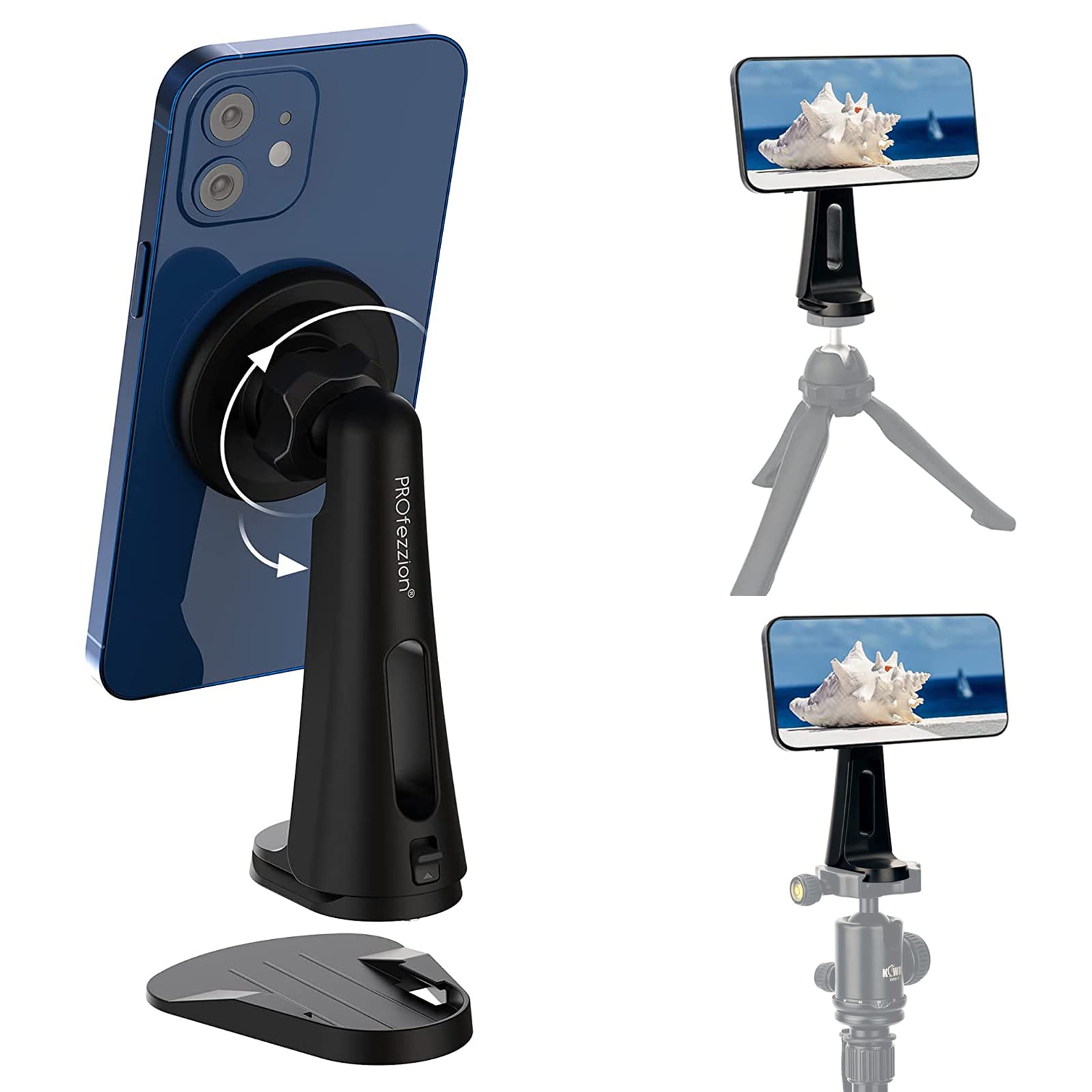 Amazon.co.jp: PROfezzion MagSafe用 スマホスタンド Magsafe 三脚