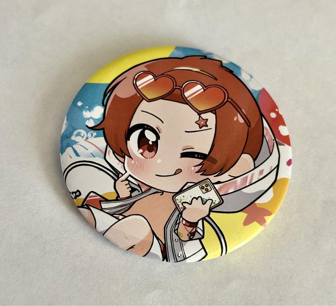 Amazon.co.jp: いれいす りうら 缶バッジ デフォ 夏大将 : おもちゃ