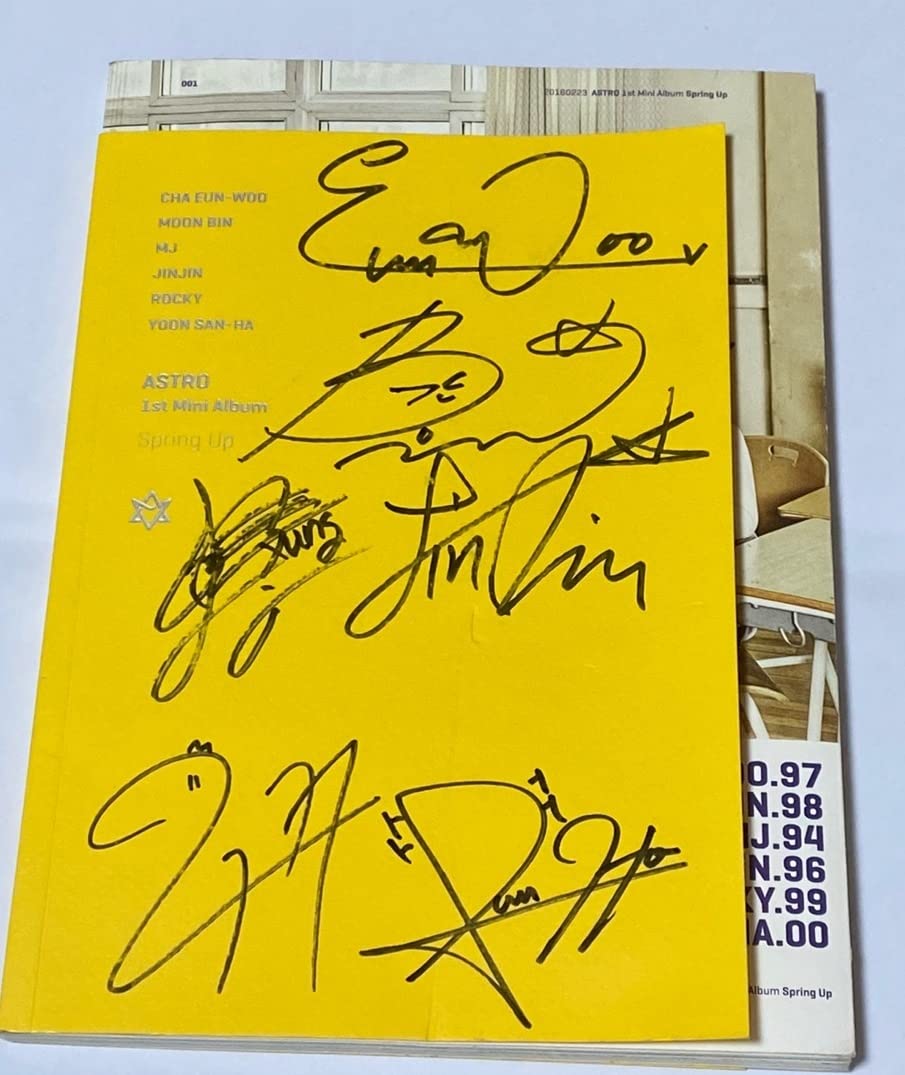 Amazon.co.jp: Astro 1st Mini Album 『Spring Up』直筆サイン非売CD