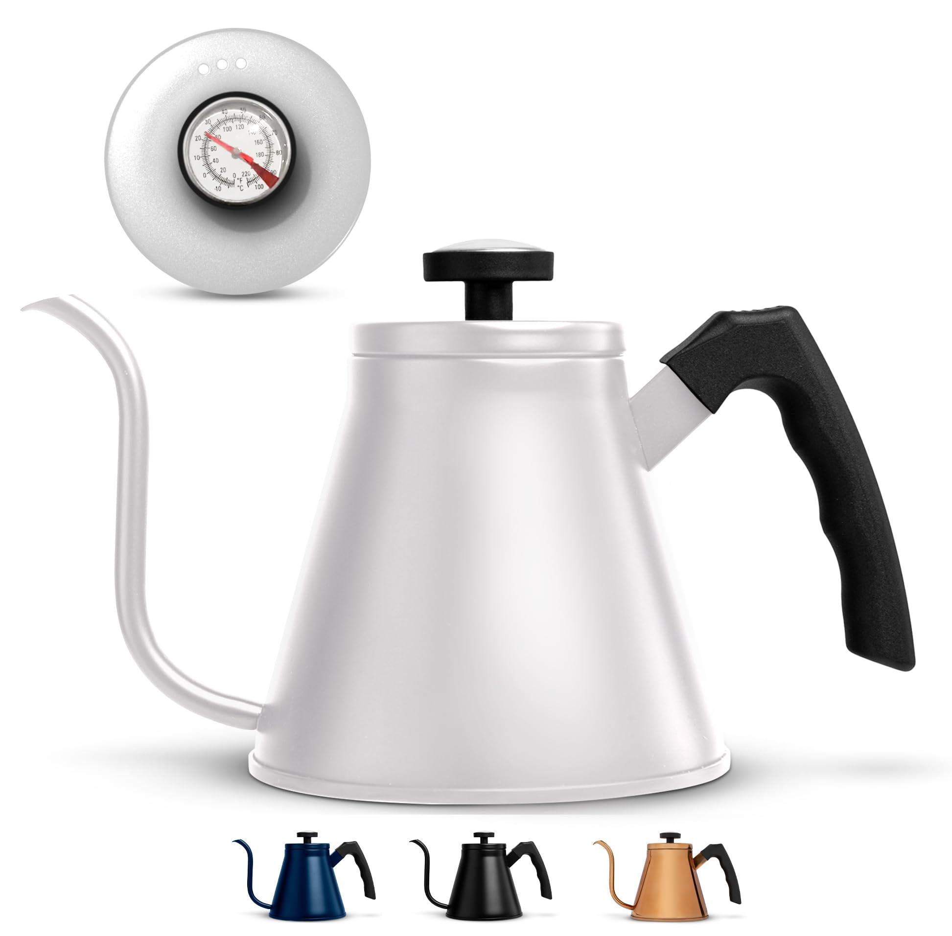 Amazon.com: Kook Gooseneck Kettle, Kettle Stovetop, with