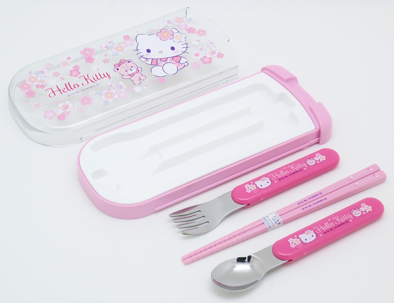 Amazon.com: OSK CT-20 Hello Kitty Cutlery Set, Sakura, Pull, Trio