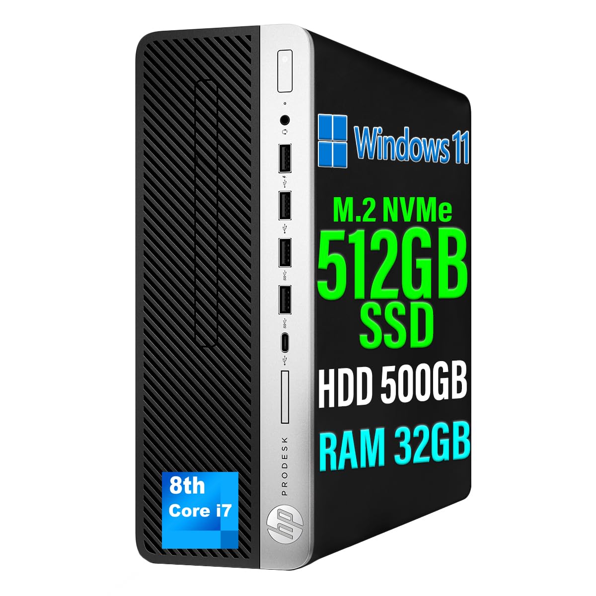 Amazon.co.jp: デスクトップパソコン HP ProDesk 600G4 SFF Windows11