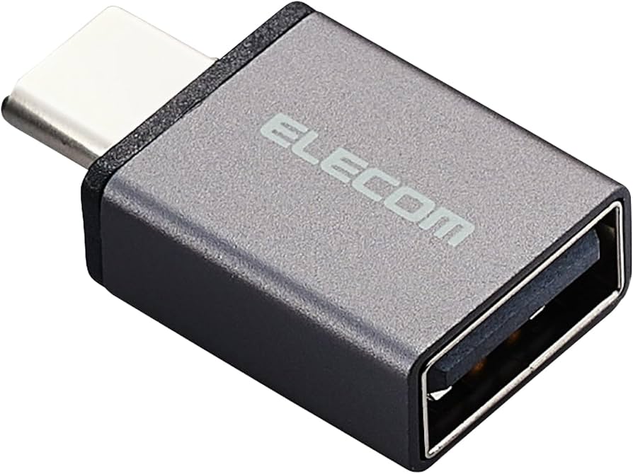 Amazon.co.jp: エレコム USB-A to C変換アダプタ コンパクトサイズ