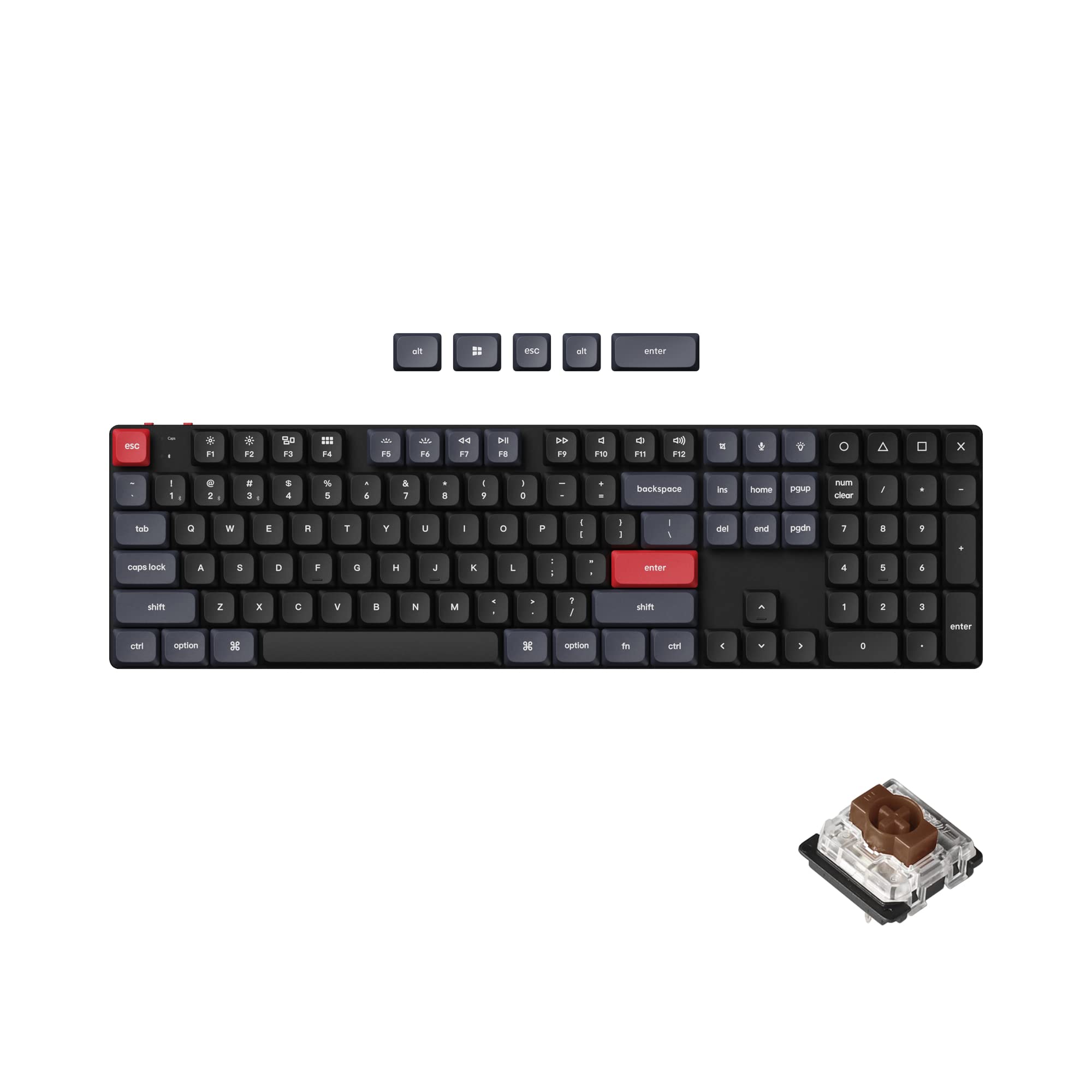 Amazon.com: Keychron K5 Pro QMK/VIA Ultra-Slim Wireless Mechanical