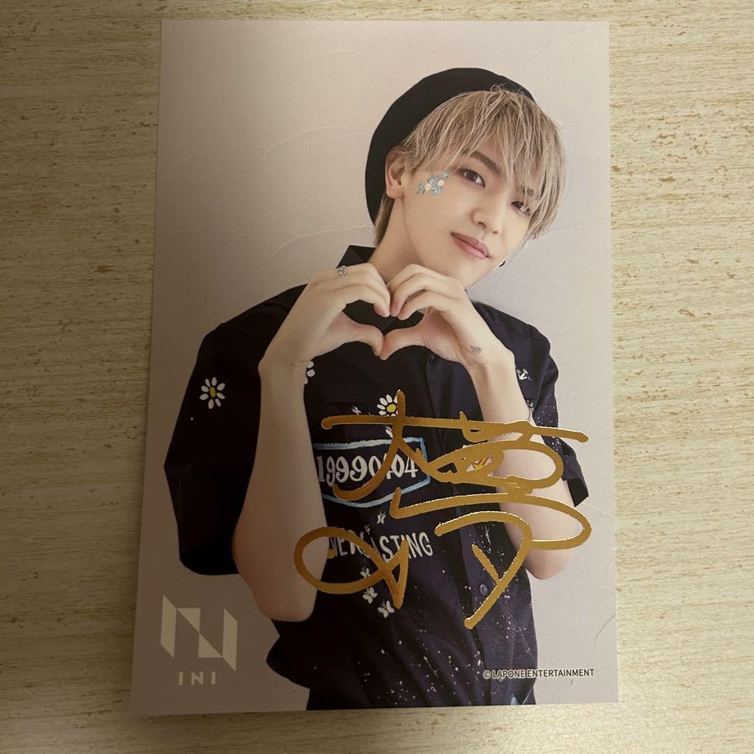 Amazon | INI 髙塚大夢 箔押しサイン ポストカード ポスカ | ポスト