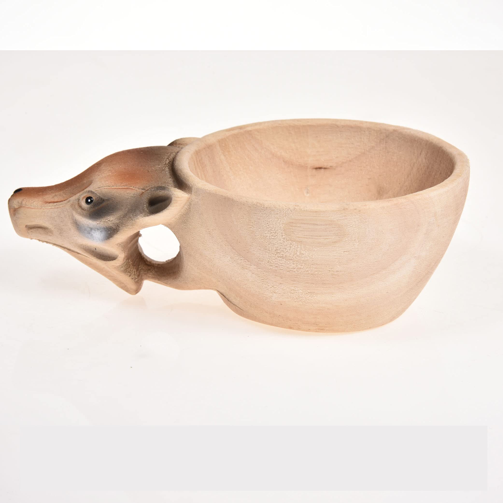 Amazon.co.jp: ククサ手彫り木製マグカップ、ククサククシアニマルズ