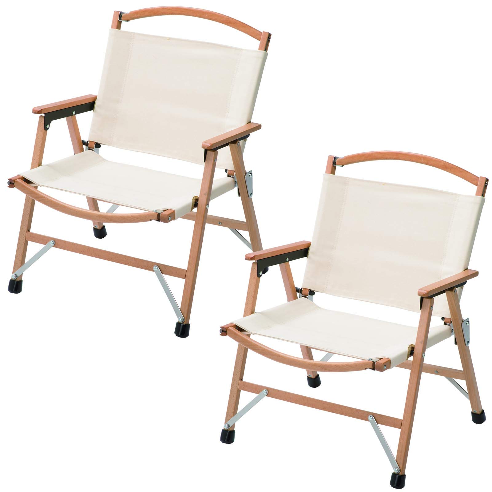 Amazon.co.jp: Hilander(ハイランダー) ウッドフレームチェア コットン