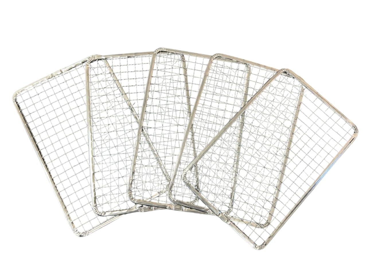 Amazon.co.jp: 使い捨て焼き網 角網 長方形型 280mm×180mm (3枚/10