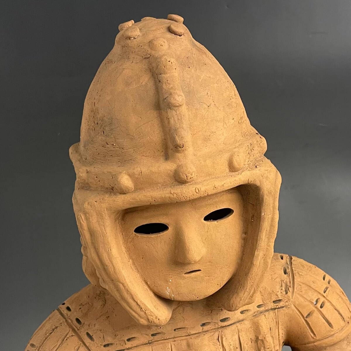 Amazon | ut2825現状保管品埴輪はにわ兵士土器置物骨董人形美術品芸術