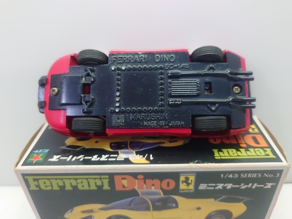 Amazon | マルシン ミニスターシリーズ 1/43 フェラーリ ディノ レッド