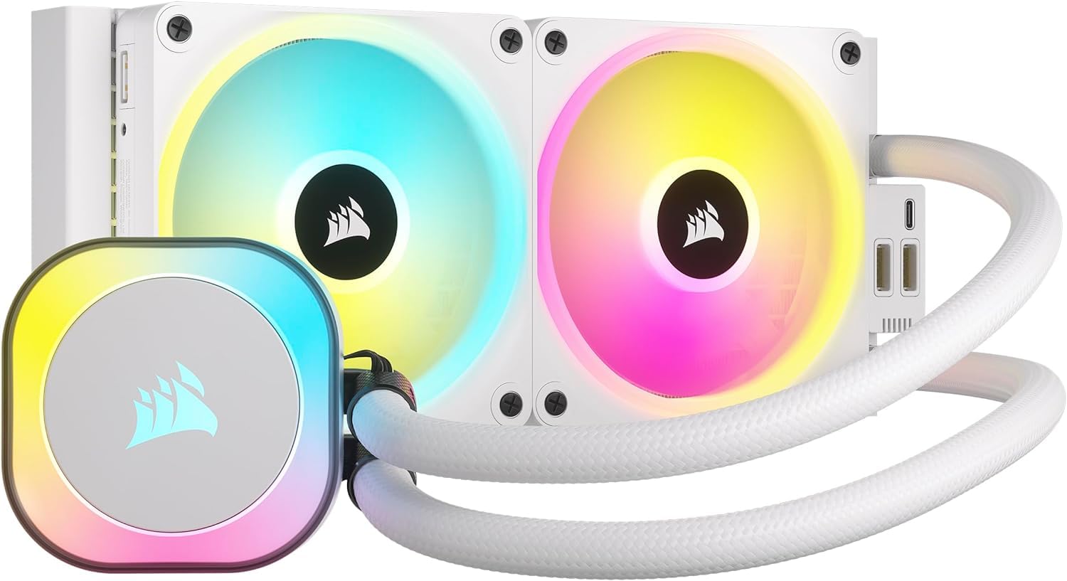 Amazon.com: CORSAIR iCUE Link H100i RGB Liquid CPU Cooler - 240mm